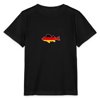 Angeln Fischen Deutschland Angler Fischer Geschenk - Stanley/Stella Kinder T-Shirt MINI CREATOR  - Schwarz - Vorne - Mikhail (115cm)