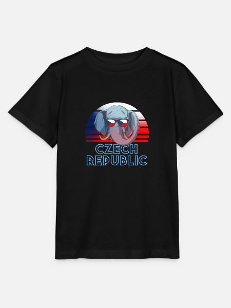 Tschechische Republik - Stanley/Stella Kinder T-Shirt MINI CREATOR - Schwarz