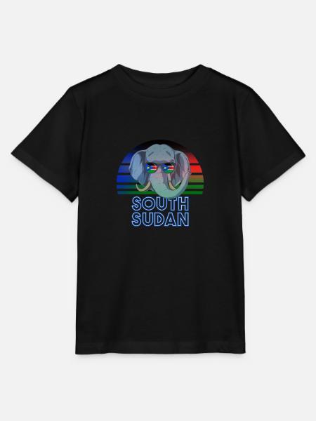 Südsudan - Stanley/Stella Kinder T-Shirt MINI CREATOR  - Schwarz