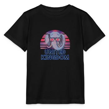 Great Britain - Stanley/Stella MINI CREATOR Kids’ T-Shirt - black - Front - Mikhail (115cm)