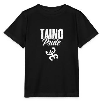Cool Taino Pride Puerto Rican Roots A Boricua - Stanley/Stella MINI CREATOR Kids’ T-Shirt - black - Front - Mikhail (115cm)