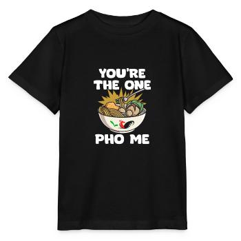 C’est drôle que tu sois le seul Pho Me Pho Pun pour les Vietnamiens - T-shirt bio MINI CREATOR Stanley/Stella Enfant - noir - Devant - Mikhail (115cm)