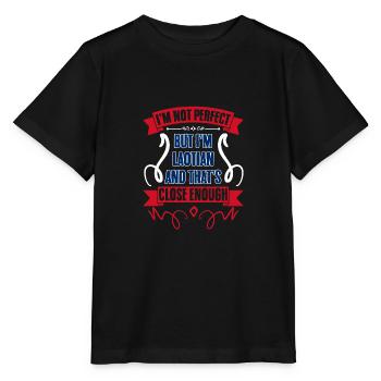 Funny Laotian Pride Lao People Laotian Roots A - Stanley/Stella MINI CREATOR Kids’ T-Shirt - black - Front - Mikhail (115cm)