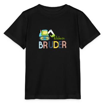 kleiner Bruder Traktor - Stanley/Stella Kinder T-Shirt MINI CREATOR  - Schwarz - Vorne - Mikhail (115cm)
