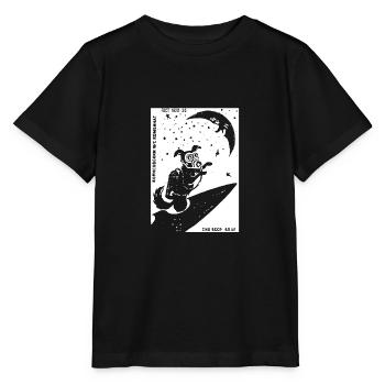 Laika URSS URSS Chien de l’espace cadeau Russie - T-shirt bio MINI CREATOR Stanley/Stella Enfant - noir - Devant - Mikhail (115cm)
