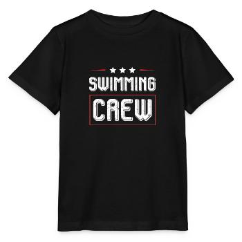 Swimming Crew - Stanley/Stella MINI CREATOR Kids’ T-Shirt - black - Front - Mikhail (115cm)