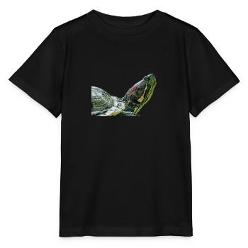 tortue de tortue - T-shirt bio MINI CREATOR Stanley/Stella Enfant - noir - Devant - Mikhail (115cm)