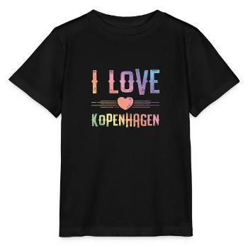 I Love Kopenhagen - Stanley/Stella Kinder T-Shirt MINI CREATOR  - Schwarz - Vorne - Mikhail (115cm)