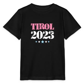 Tyrol 2023 - T-shirt bio MINI CREATOR Stanley/Stella Enfant - noir - Devant - Mikhail (115cm)