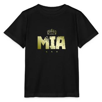 Mia - Stanley/Stella Kinder T-Shirt MINI CREATOR  - Schwarz - Vorne - Mikhail (115cm)