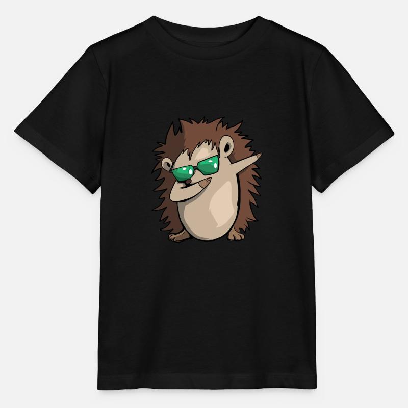 Dabbing Hérisson - T-shirt bio MINI CREATOR Stanley/Stella Enfant - noir