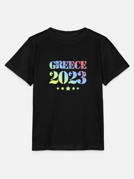 Greece 2023 - Stanley/Stella Kinder T-Shirt MINI CREATOR  - Schwarz