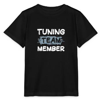 Équipe de tuning - T-shirt bio MINI CREATOR Stanley/Stella Enfant - noir - Devant - Mikhail (115cm)