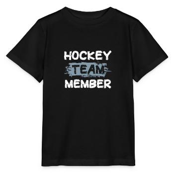 Hockey Team - Stanley/Stella MINI CREATOR Kids’ T-Shirt - black - Front - Mikhail (115cm)