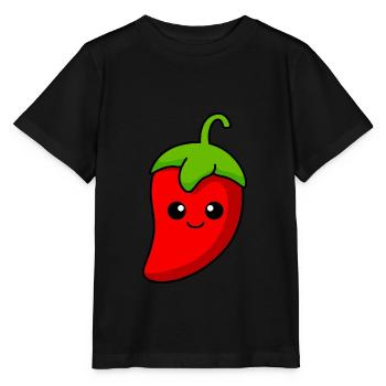 Chilli Comic - Stanley/Stella MINI CREATOR Kids’ T-Shirt - black - Front - Mikhail (115cm)