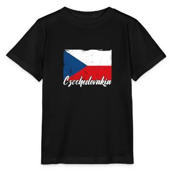 National Patriotisch Tschechien Slowakei Land - Stanley/Stella Kinder T-Shirt MINI CREATOR  - Schwarz - Vorne - Mikhail (115cm)