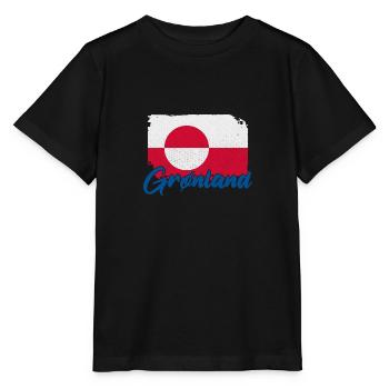 Grönland Kalaallit Nunaat Dänisch Insel - Stanley/Stella Kinder T-Shirt MINI CREATOR  - Schwarz - Vorne - Mikhail (115cm)
