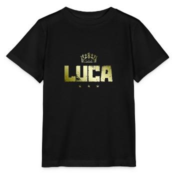 Luca - T-shirt bio MINI CREATOR Stanley/Stella Enfant - noir - Devant - Mikhail (115cm)