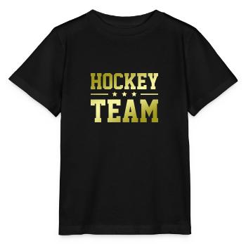 Hockey Team - Stanley/Stella MINI CREATOR Kids’ T-Shirt - black - Front - Mikhail (115cm)