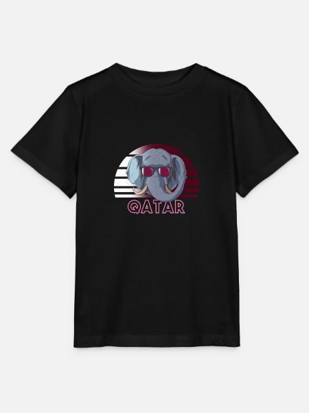 Katar - Stanley/Stella Kinder T-Shirt MINI CREATOR - Schwarz