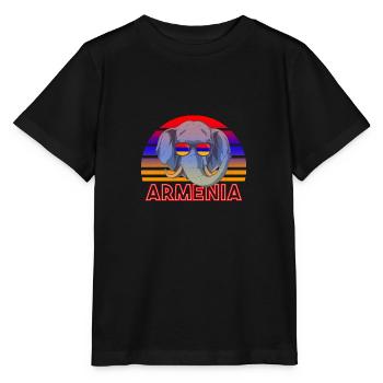 Armenien - Stanley/Stella Kinder T-Shirt MINI CREATOR  - Schwarz - Vorne - Mikhail (115cm)