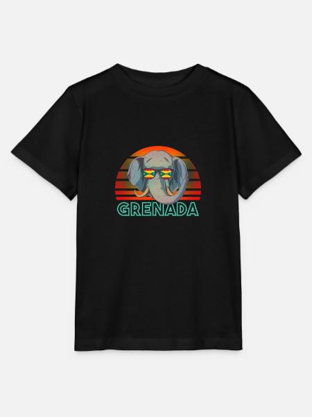Grenada - Stanley/Stella Kinder T-Shirt MINI CREATOR - Schwarz