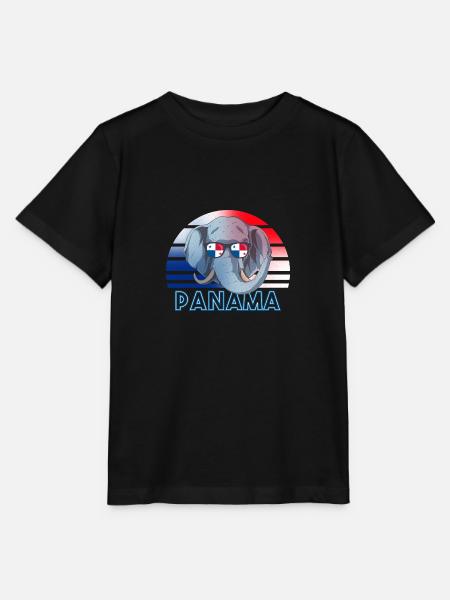 Panama - Stanley/Stella Kinder T-Shirt MINI CREATOR - Schwarz