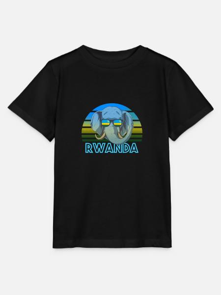 Ruanda - Stanley/Stella Kinder T-Shirt MINI CREATOR - Schwarz