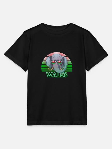 Wales - Stanley/Stella Kinder T-Shirt MINI CREATOR  - Schwarz