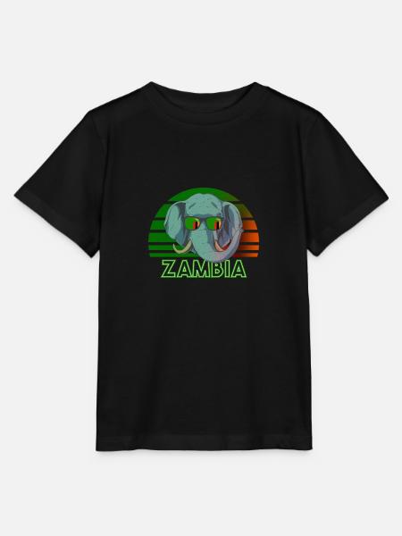 Sambia - Stanley/Stella Kinder T-Shirt MINI CREATOR - Schwarz
