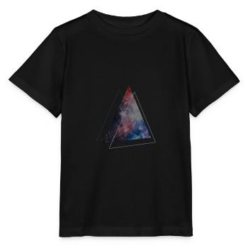 triangle space - Stanley/Stella Kinder T-Shirt MINI CREATOR  - Schwarz - Vorne - Mikhail (115cm)