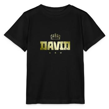 David - Stanley/Stella Kinder T-Shirt MINI CREATOR  - Schwarz - Vorne - Mikhail (115cm)