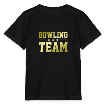 Bowling Team - Stanley/Stella Kinder T-Shirt MINI CREATOR  - Schwarz - Vorne - Mikhail (115cm)