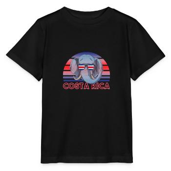 Costa Rica - Stanley/Stella Kinder T-Shirt MINI CREATOR  - Schwarz - Vorne - Mikhail (115cm)