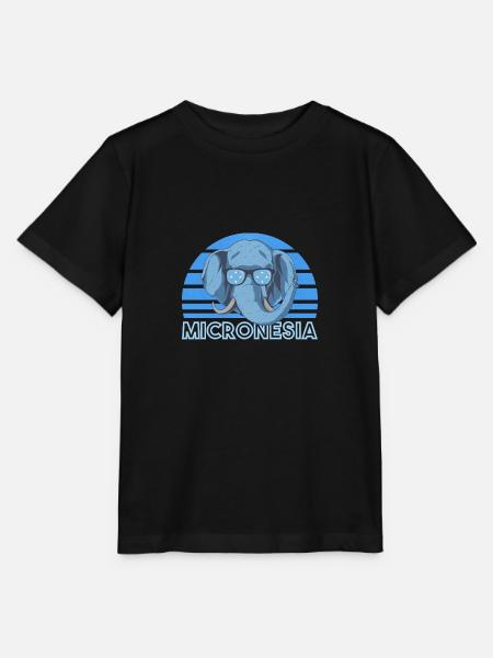 Mikronesien - Stanley/Stella Kinder T-Shirt MINI CREATOR - Schwarz