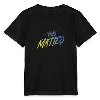 Matteo - Stanley/Stella Kinder T-Shirt MINI CREATOR  - Schwarz - Vorne - Mikhail (115cm)