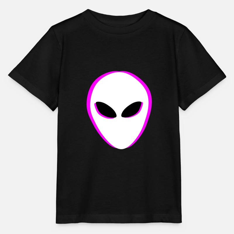 Tête extraterrestre - T-shirt bio MINI CREATOR Stanley/Stella Enfant - noir