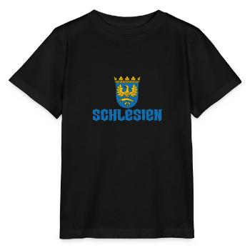 Schlesien Provinz Region Wappen Breslau - Stanley/Stella Kinder T-Shirt MINI CREATOR  - Schwarz - Vorne - Mikhail (115cm)