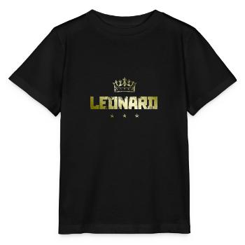 Leonard - Stanley/Stella Kinder T-Shirt MINI CREATOR  - Schwarz - Vorne - Mikhail (115cm)