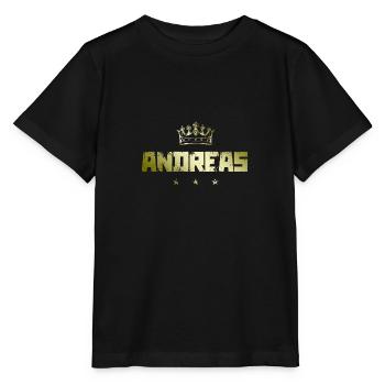 Andreas - T-shirt bio MINI CREATOR Stanley/Stella Enfant - noir - Devant - Mikhail (115cm)
