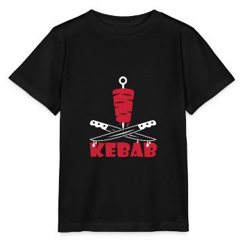 Kebab Koch Küche Restaurant Kebab zu personalisiert - Stanley/Stella Kinder T-Shirt MINI CREATOR  - Schwarz - Vorne - Mikhail (115cm)