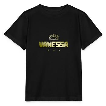 Vanessa - Stanley/Stella Kinder T-Shirt MINI CREATOR  - Schwarz - Vorne - Mikhail (115cm)