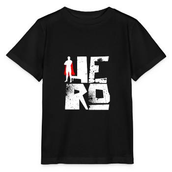 héros - T-shirt bio MINI CREATOR Stanley/Stella Enfant - noir - Devant - Mikhail (115cm)