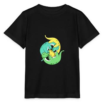 Nessie Hug Hugger und Liebhaber Geschenk - Stanley/Stella Kinder T-Shirt MINI CREATOR  - Schwarz - Vorne - Mikhail (115cm)