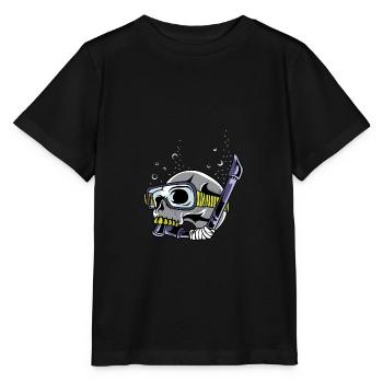 Skull Diving Cave Diver Poison - T-shirt bio MINI CREATOR Stanley/Stella Enfant - noir - Devant - Mikhail (115cm)