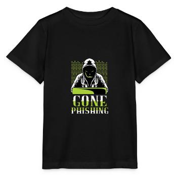 Gone Phishing. Computer Science Major. Poison - Stanley/Stella MINI CREATOR Kids’ T-Shirt - black - Front - Mikhail (115cm)