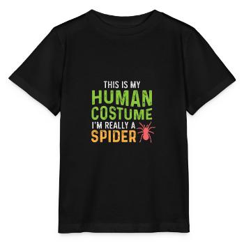 Costume humain. Partisans Poison - T-shirt bio MINI CREATOR Stanley/Stella Enfant - noir - Devant - Mikhail (115cm)