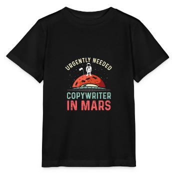 Texter im Mars Chefredakteur Geschenk - Stanley/Stella Kinder T-Shirt MINI CREATOR  - Schwarz - Vorne - Mikhail (115cm)