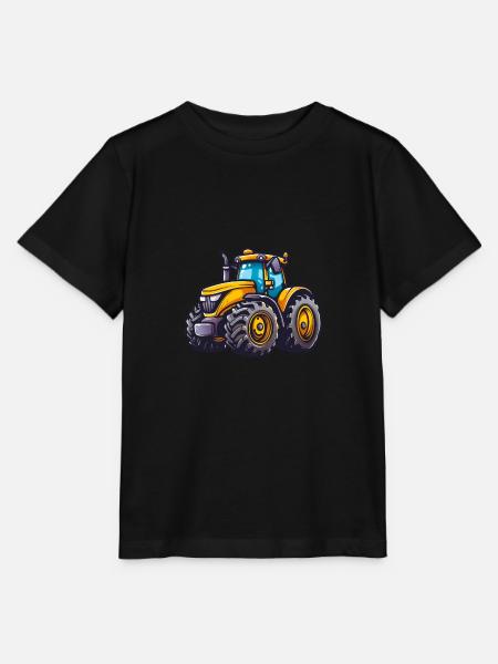 Niedlicher Traktor - Stanley/Stella Kinder T-Shirt MINI CREATOR - Schwarz