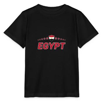 Ägypten - Stanley/Stella Kinder T-Shirt MINI CREATOR  - Schwarz - Vorne - Mikhail (115cm)